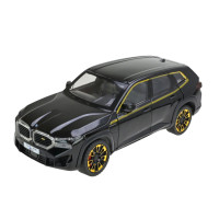 Колекційна модель Автопром 1:24 металева інерційна BMW XM чорна (AP7709BK)