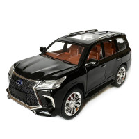 Іграшкова моделька АвтоСвіт Lexus LX570 1:24 інерційна металева чорна (AP-1838BK)