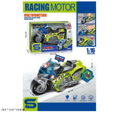 Спортивний мотоцикл 1:16 зі світловими ефектами (JS127A)