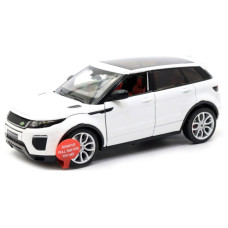 Іграшка дитяча Автопром Range Rover Evoque HSE зі звуковими ефектами 1:24 білий (68258AW)
