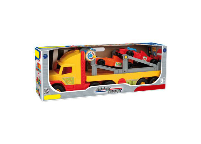 Іграшка дитяча Super Truck Вантажівка з авто Формула (36620)