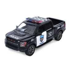 Іграшкова моделька Kinsmart Ford F-150 Raptor 2022 Police 1:46 інерційна металева (KT5436WP)