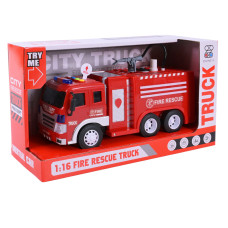 Іграшкова машинка Пожежна вантажівка 1:16 з гідрантом (ZY227A)