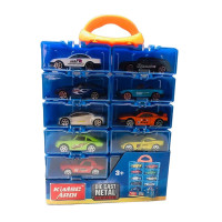 Набір металевих машинок в контейнері 12 шт (XY905-12)