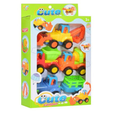 Набір мультиплікаційних машинок Сute інерційні 4 шт (345-2A)
