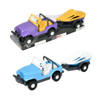 Машинка Tigres Джип із човном (асорт.) (39902)