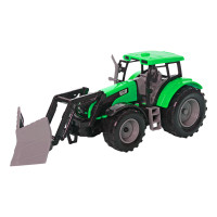 Іграшковий трактор інерційний грейдер із світло-звуковими ефектами зелений (550-46J-GGR)