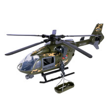 Іграшковий гелікоптер військовий із світло-звуковими ефектами камуфляж (666-53Q)