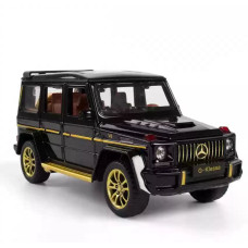 Іграшкова моделька АвтоСвіт Mercedes-Benz G65 1:32 металева, взаємодіючі елементи кузова, інерційна, чорна (AP-1853BC)