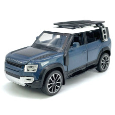 Машинка АвтоСвіт Land Rover Defender 1:24 металева інерційна синя (AP-2018-BL)