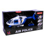 Іграшковий гелікоптер поліцейський із світло-звуковими ефектами білий (666-52Q)