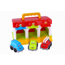 Іграшка гараж ТехноК паркінг з машинками 3 шт (TH8416)