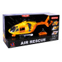 Іграшковий гелікоптер рятувальний із світло-звуковими ефектами жовтий (666-50Q)
