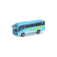 Машинка Автопром Автобус металевий інерційний блакитний (AP7427BL)
