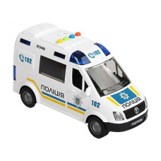 Моделька машинки Автоексперт Поліція інерційна із світло-звуковими ефектами (69609)