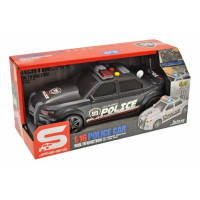Машика інтерактивна 1:16 City Police із світло-звуковими ефектами чорна (JS124C)