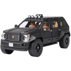 Машинка АвтоСвіт Позашляховик G. Patton 1:24 металева інерційна чорна матова (AP-1842-BCM)