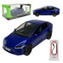 Іграшкова моделька Автопром Tesla model Х масштаб 1:24 із зарядною станцією та світло-звуковими ефектами синя (AP7712BL)