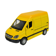 Іграшкова машинка Автопром Вантажні перевезення металева із світло-звуковими ефектами жовта (AP7544B)