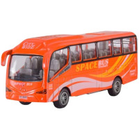 Машинка Автопром Автобус металевий інерційний помаранчевий (AP7427OR)