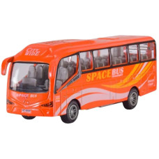Машинка Автопром Автобус металевий інерційний помаранчевий (AP7427OR)