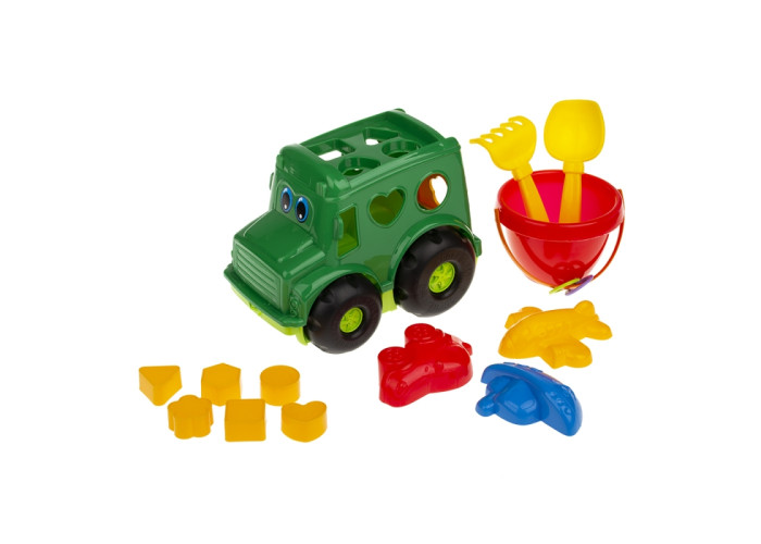 Машинка Colorplast автобус-сортер Бусик (асорт.) (CP0268)