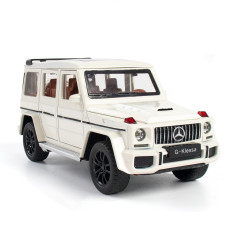 Іграшкова моделька АвтоСвіт MERCEDES-BENZ G65 1:24 металева біла (AP-1708WT)