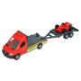 Іграшка дитяча Tigres Mercedes-Benz Sprinter Евакуатор з лафетом 1:24 червоний (39740)