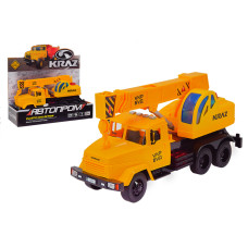 Машинка Автопром будівельний кран 1:16 KRAZ УКР БУД (KR-2202-13A)