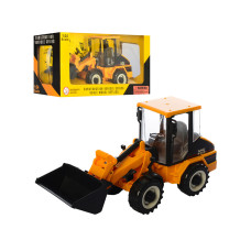 Іграшка дитяча Бульдозер 23см 1:24 оранжевий (8566BDR)