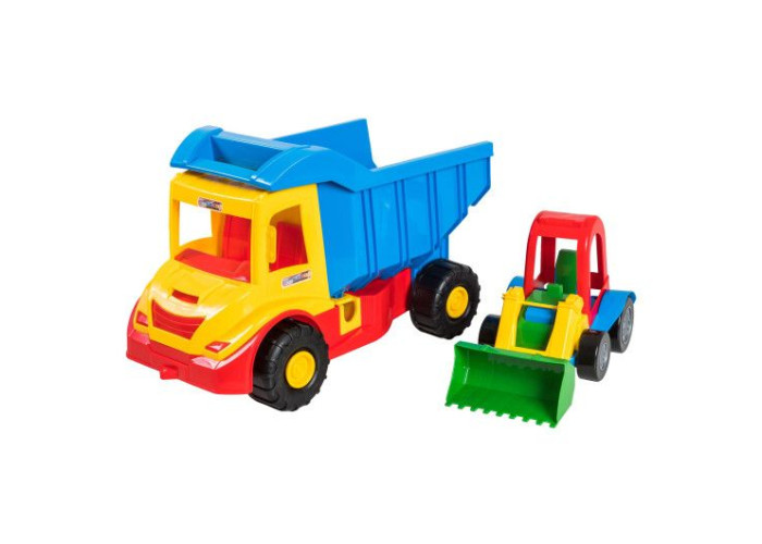 Машинки Tigres вантажівка самоскид та трактор (асорт.) (39219)