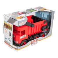 Іграшка дитяча Tigres Middle truck самоскид червоний (39486)