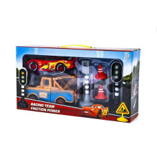 Набір машинок Тачки МакКвін та Метр із дорожнім обладнання (KB092)