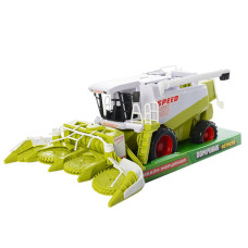Іграшковий комбайн із жаткою для кукурудзи інерційний (M1108U/RGR)