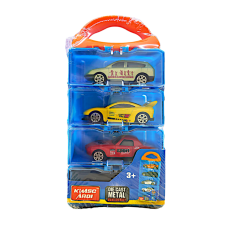 Набір металевих машинок в контейнері 4 шт (XY905-4)