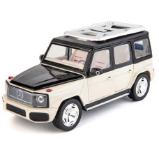 Іграшкова машинка АвтоСвіт Mercedes-Benz G-Class 1:24 інерційна металева біла (AP-2047WT)