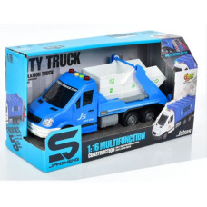 Машинка Міські служби 1:16 інерційна сміттєвоз (JS137A)