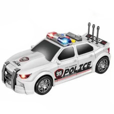 Машинка інтерактивна 1:16 City Police із світло-звуковими ефектами біла (JS124B)