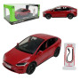 Іграшкова моделька Автопром Tesla model Х масштаб 1:24 із зарядною станцією та світло-звуковими ефектами червона (AP7712RD)