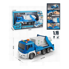 Машинка сміттєвоз 1:16 зі світловими ефектами (асорт.) (JS138A)