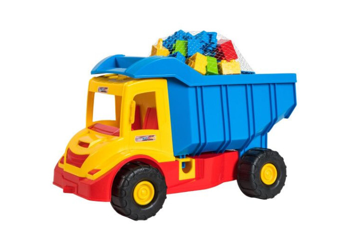 Машинка Tigres вантажівка самоскид із конструктором (39221)