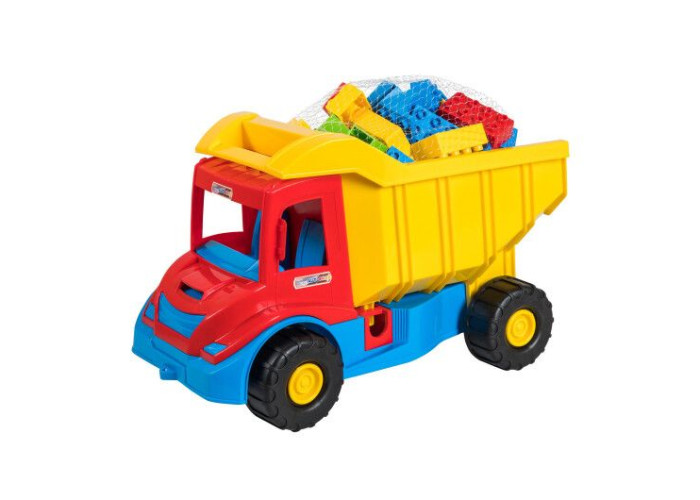 Машинка Tigres вантажівка самоскид із конструктором (39221)