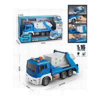 Машинка сміттєвоз 1:16 зі світловими ефектами (асорт.) (JS138A)