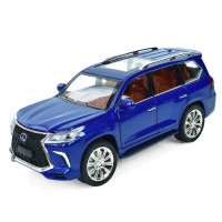 Іграшкова моделька АвтоСвіт Lexus LX570 1:24 інерційна металева синя (AP-1838BL)