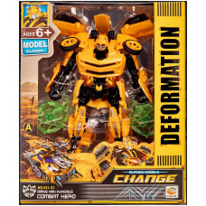 Іграшкова фігурка трансформер Deformation із сюрикенами (611-31YL)
