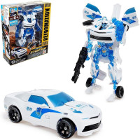 Іграшкова фігурка City Police Трансформер робот-машина зі зброєю (611-27)