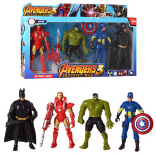 Набір фігурок HAOWAN Супергерої Месники 4шт. (DT007-2)