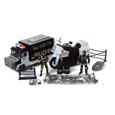 Набір фігурок Поліція з амуніцією та транспортом (999B-34A)