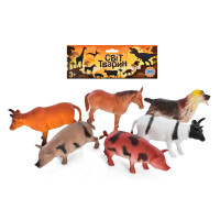 Іграшкові фігурки свійських тварин 6 шт у пакеті (H636)