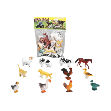Ігровий набір фігурок свійських тварин 12 шт (852AL)